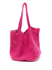 Nannacay sac cabas Cleo Dreamscape en crochet - Rose