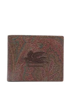 ETRO portefeuille à motif Pagaso - Marron