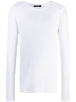 Balmain t-shirt à découpes - Blanc - thumbnail