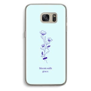 Bloom with grace: Samsung Galaxy S7 Transparant Hoesje