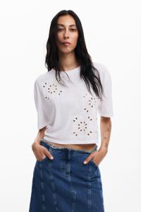 Effen T-shirt details - WHITE - S