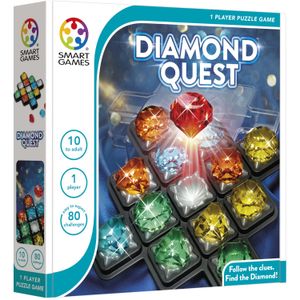 SmartGames Diamond Quest leerspel Nederlands, 1 speler, Vanaf 10 jaar, 80 opdrachten