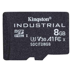 Kingston microSDHC Industrial C10 A1 pSLC Card Single Pack 8GB