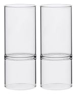 Fferrone Design lot de deux verres à liqueur Revolution - Tons neutres