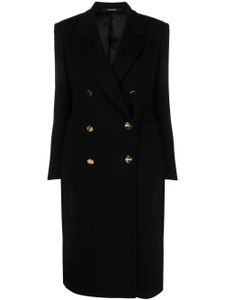 Tagliatore manteau croisé à revers crantés - Noir