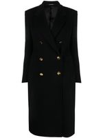 Tagliatore double-breasted notched-lapels coat - Noir - thumbnail