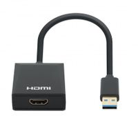 Manhattan USB 3.2 Gen 1 (USB 3.0) Adapter [1x USB 3.2 Gen 1 stekker A (USB 3.0) - 1x HDMI-bus] 153690 - thumbnail