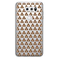 Poop emoji: LG V30 Transparant Hoesje