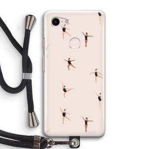 Dancing #1: Pixel 3 Transparant Hoesje met koord
