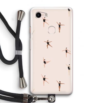 Dancing #1: Pixel 3 Transparant Hoesje met koord