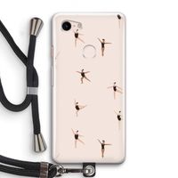 Dancing #1: Pixel 3 Transparant Hoesje met koord