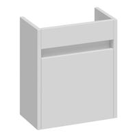 BRAUER Nexxt Fonteinonderkast - 40x45x22cm - 1 linksdraaiende deur - greep - MDF - mat wit FO-NXLMW
