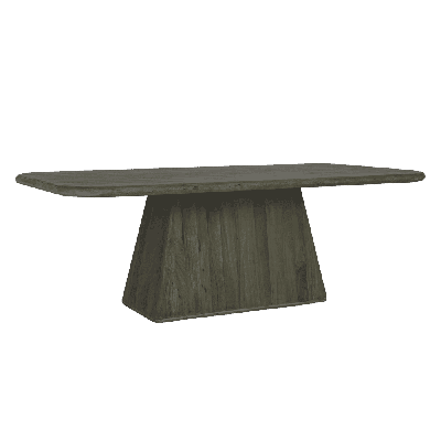 Tower Living Eettafel 'Asti' Mangohout, 220 x 110cm, kleur Olijfbruin