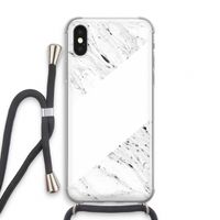 Biggest stripe: iPhone X Transparant Hoesje met koord