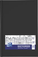 Oxford "Sketchbook" dummyboek, 96 vel, 100 g/m², ft A6, zwart - thumbnail