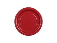 Bordjes Donkerrood 18cm (6st)