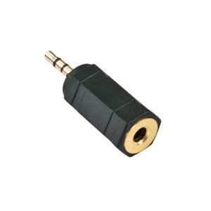 Lindy 35622 2.5mm 3.5mm Zwart kabeladapter/verloopstukje