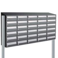 Allux Hive Set 5-Breed, 6-Hoog Met Dak Op Statief Antraciet - 40030065_5x6ds