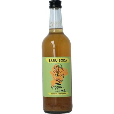 Saru Soda siroop ginger lime bio dem