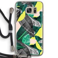 Fantasie jungle: Samsung Galaxy S7 Transparant Hoesje met koord