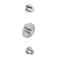 Hotbath Buddy inbouwthermostaat - 2 stopkranen - Chroom CB007EXTCR