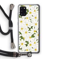 Summer Daisies: Samsung Galaxy A31 Transparant Hoesje met koord