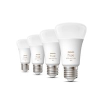 Philips Lighting Hue LED-lamp (4 stuks) 871951432840200 Energielabel: F (A - G) Hue White & Col. Amb. E27 Viererpack 4x570lm 60W E27 9 W Warmwit tot koudwit - thumbnail