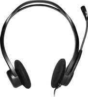 Logitech PC 960 On Ear headset Computer Kabel Stereo Zwart Ruisonderdrukking (microfoon) Volumeregeling, Microfoon uitschakelbaar (mute) - thumbnail