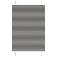 Pliss rolgordijn 85x150 cm stofbreedte 84,4 cm antraciet