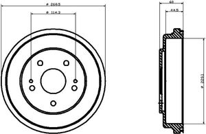 Textar Remtrommel 94023000