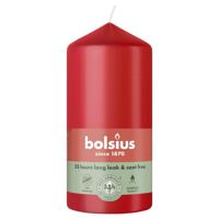Bolsius stompkaars 6x12 cm delicate red