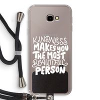 The prettiest: Samsung Galaxy J4 Plus Transparant Hoesje met koord