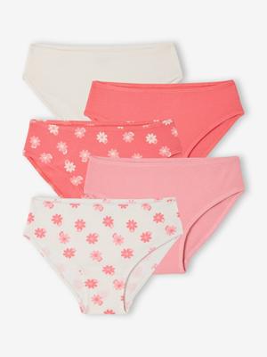 Set van 5 slipjes for girls ecru Set van 5 slipjes for girls ecru