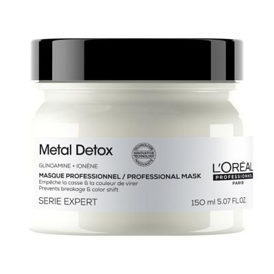 L'Oréal Professionnel Série Expert Masker L'Oréal Série Metal Detox Masque 150ml | Voor Beschadigd Haar