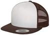 Flexfit FX6006W Classic Trucker - Brown/White/Brown - One Size