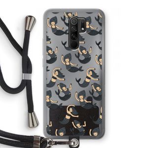 Zeemeermin: Xiaomi Redmi 9 Transparant Hoesje met koord