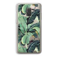 Bananenbladeren: Samsung Galaxy A8 (2018) Transparant Hoesje
