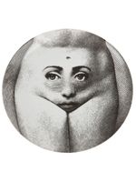 Fornasetti assiette imprimée - Gris - thumbnail