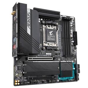 Gigabyte B650M AORUS ELITE AX Moederbord Socket AMD AM5 Vormfactor Micro-ATX Moederbord chipset AMD® B650