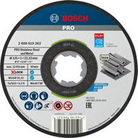 Bosch Accessoires x-lock slijpschijfblik 10x standard for inox 10x125x1x22.23mm, recht - 1 stuk(s) - 2608619267