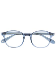 Garrett Leight lunettes de vue à monture ronde - Bleu