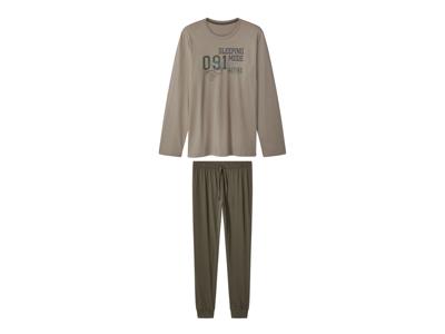 esmara Men Heren pyjama (Grijs/kaki, L)