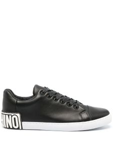 Moschino Maxilogo leather sneakers - Noir