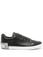 Moschino Maxilogo leather sneakers - Noir - thumbnail