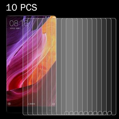10 stuks Mix van Xiaomi Mi 0 26 mm 9H oppervlaktehardheid 2.5D explosieveilige gehard glas niet-volledig scherm Film