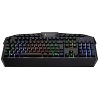 Verbatim SureFire KingPin RGB Gaming Multimedia Keyboard QWERTY Spanish Gaming-toetsenbord Kabelgebonden QWERTY, Spaans Zwart Verlicht