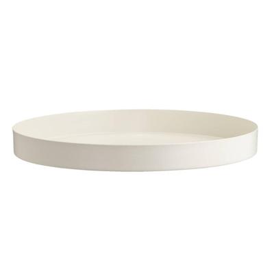 Leen Bakker - Dienblad Fenno Decoratief - Kleurig - Ø30 Cm - Metaal - Crème