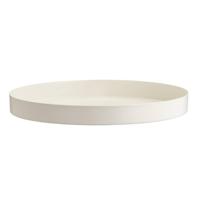 Leen Bakker - Dienblad Fenno Decoratief - Kleurig - Ø30 Cm - Metaal - Crème