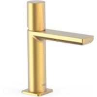 Wastafelkraan Tres Loft | Opbouw | Mengkraan | Standaard model | 1-knop | Rond | 24k Goud mat