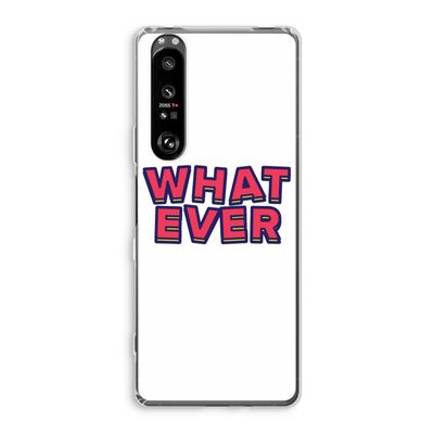 Whatever: Sony Xperia 1 III Transparant Hoesje